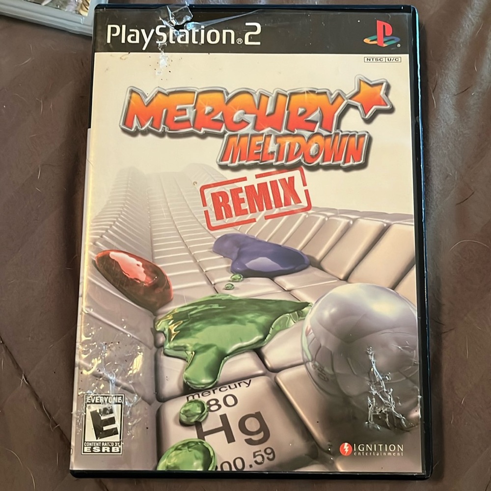 PS2 Mercury Meltdown Remix CD